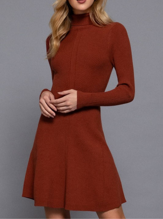 Fitted Sweater Dress