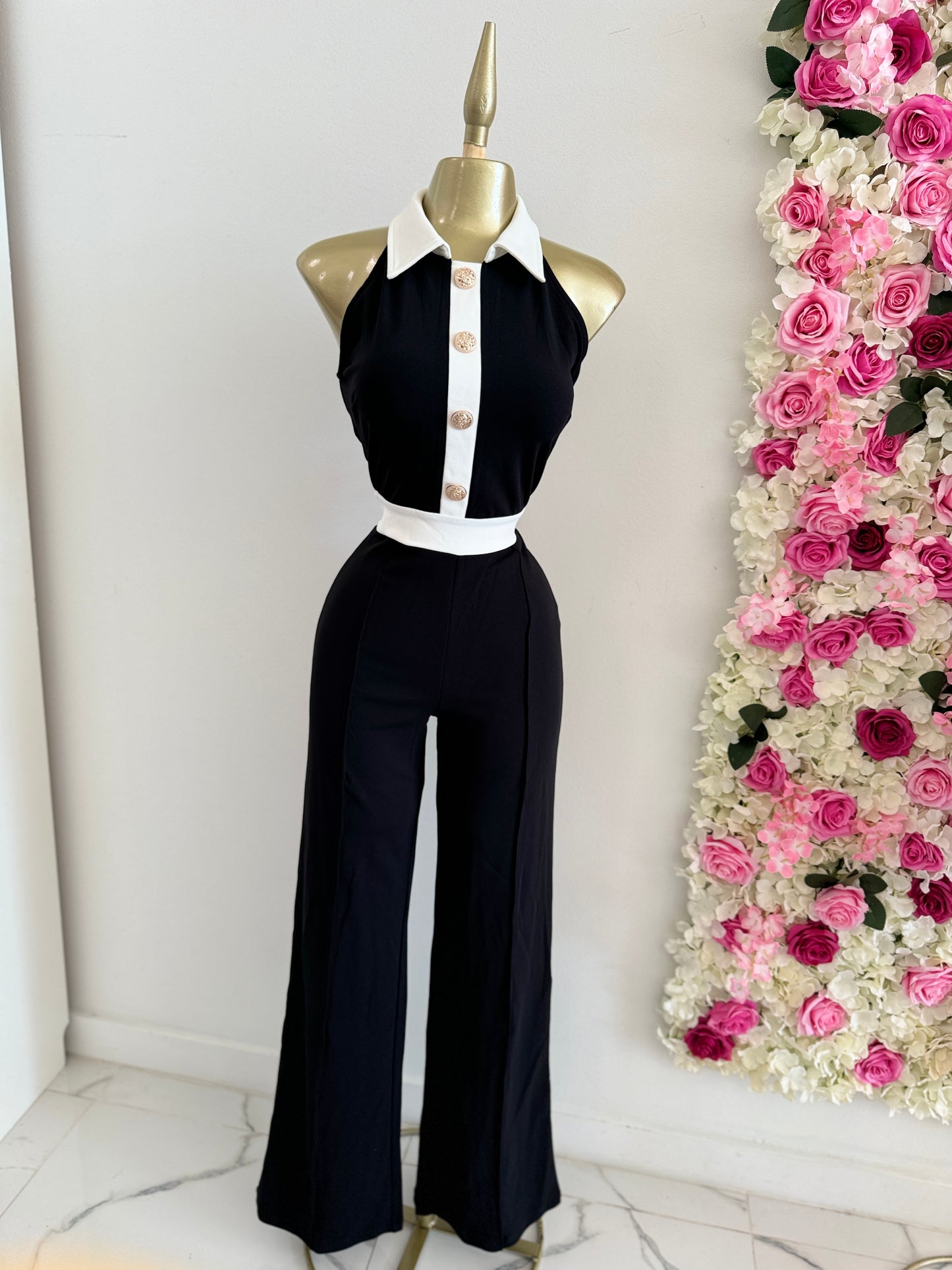 Samantha Button Jumpsuit