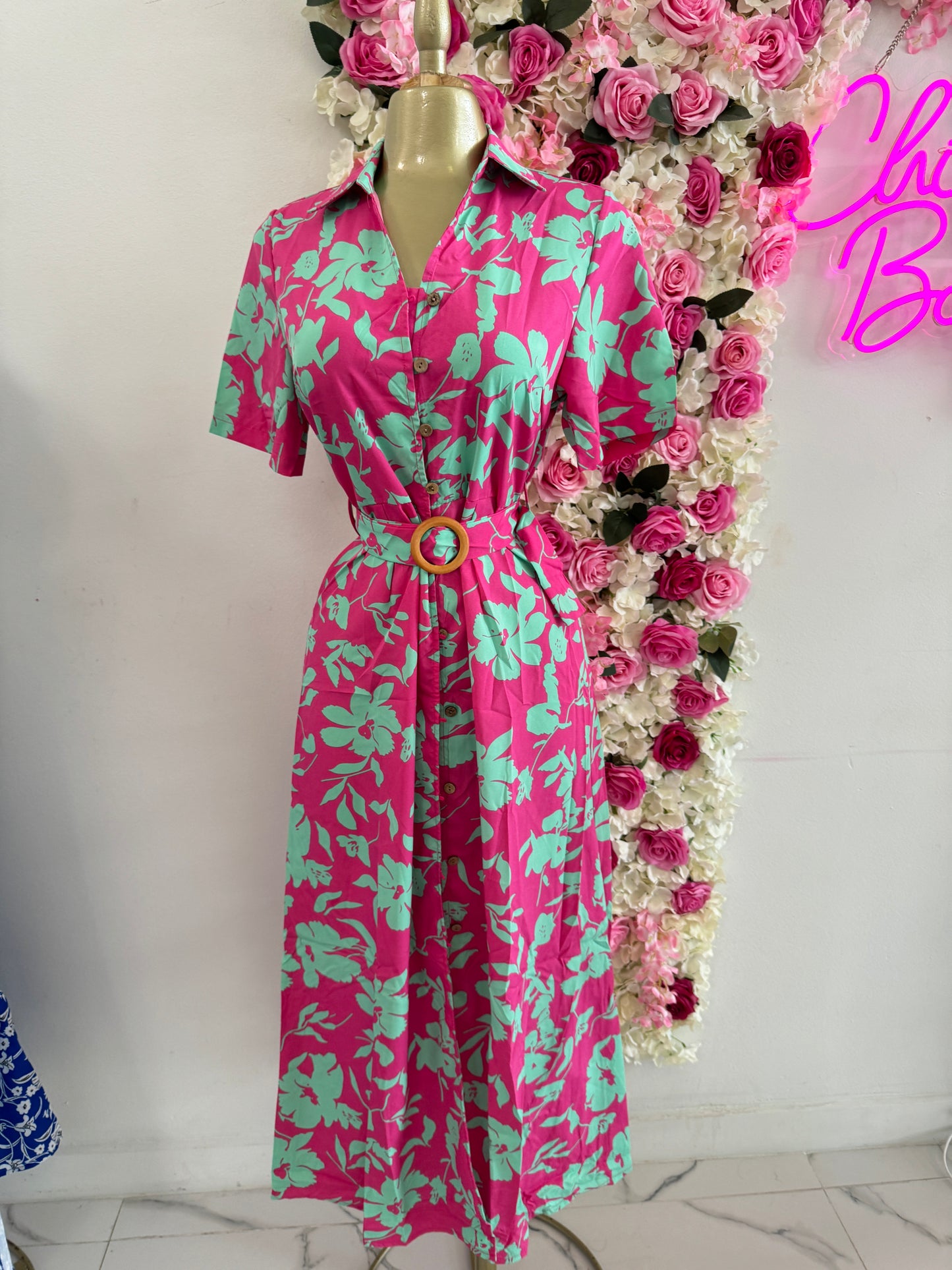 Flower Maxi Dress