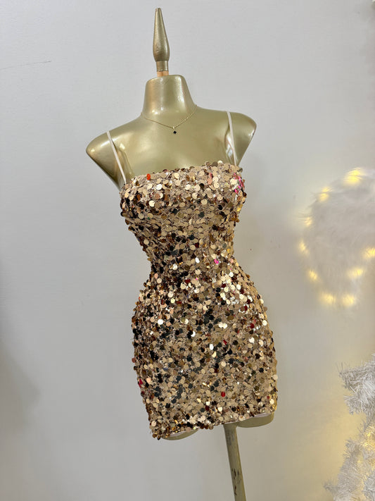 NY GOLD DRESS