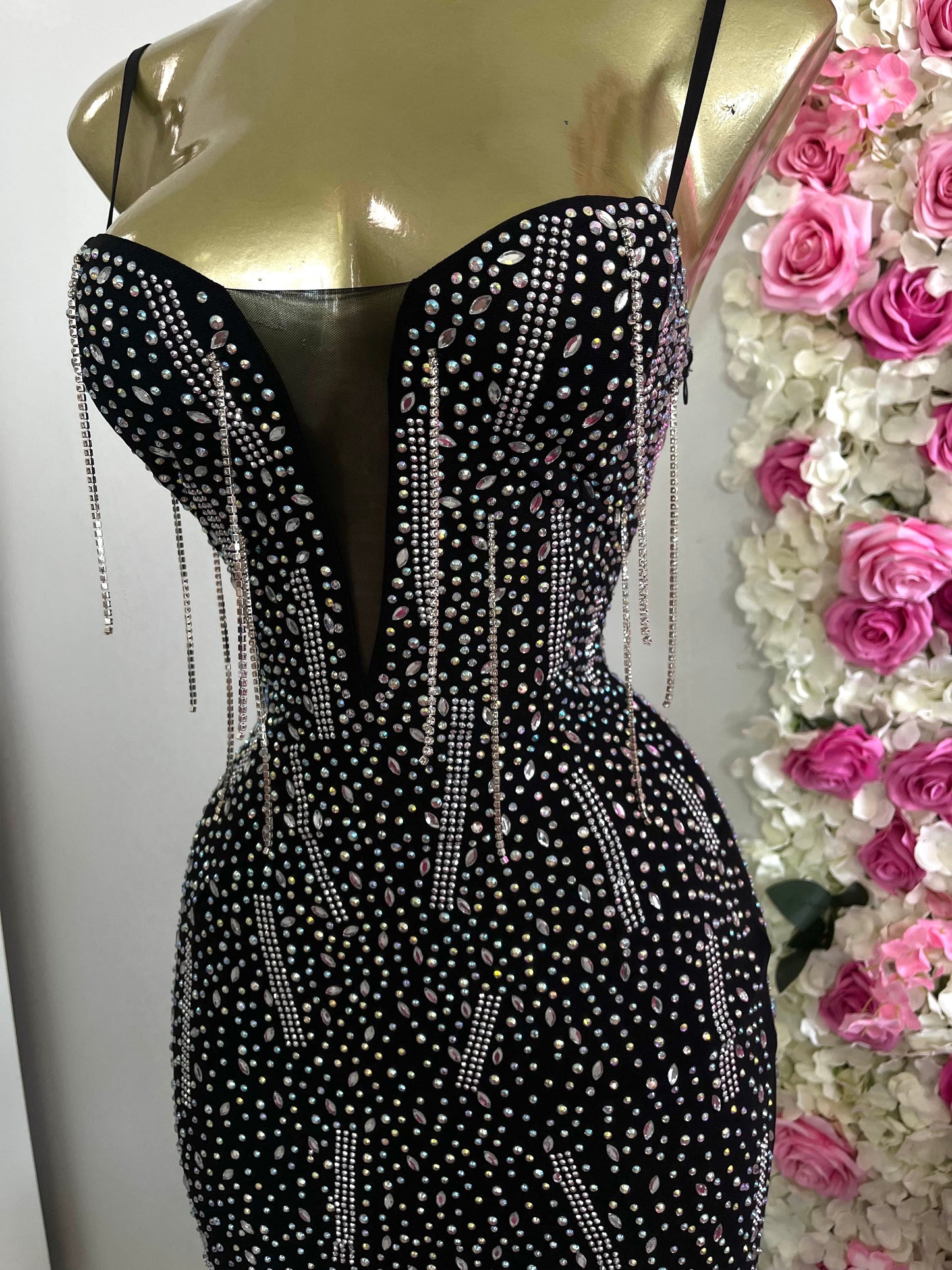 Des Rhinestone Gown