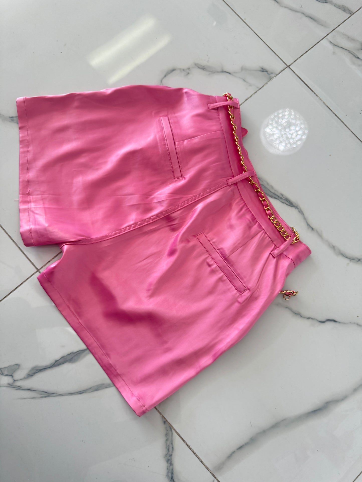 Rose Satin Short