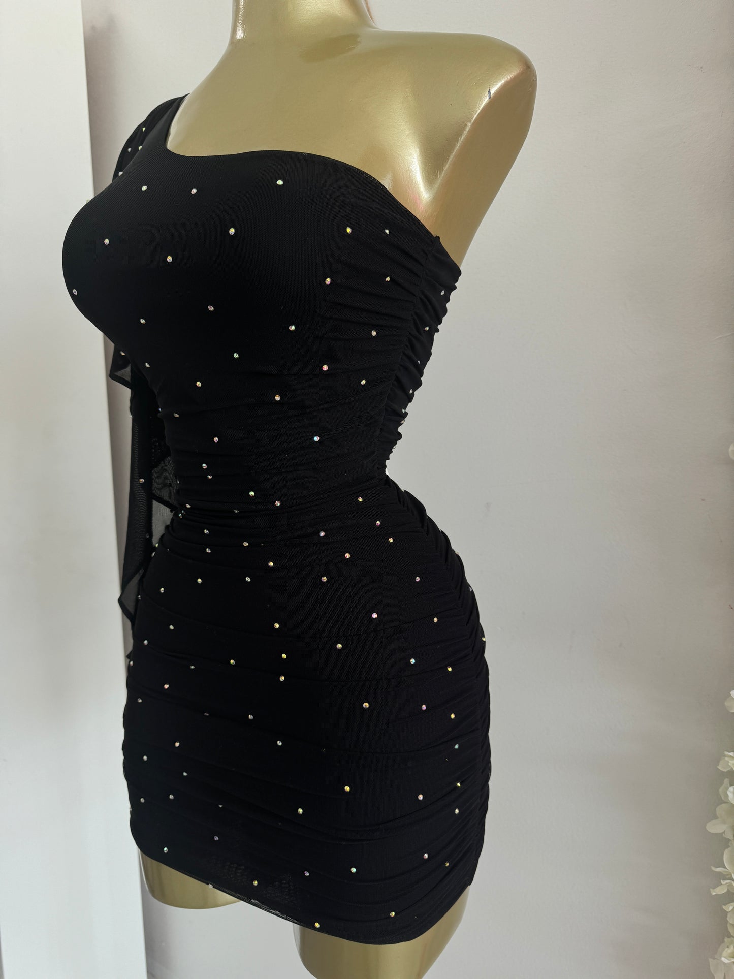 Amirize Rhinestone Dress