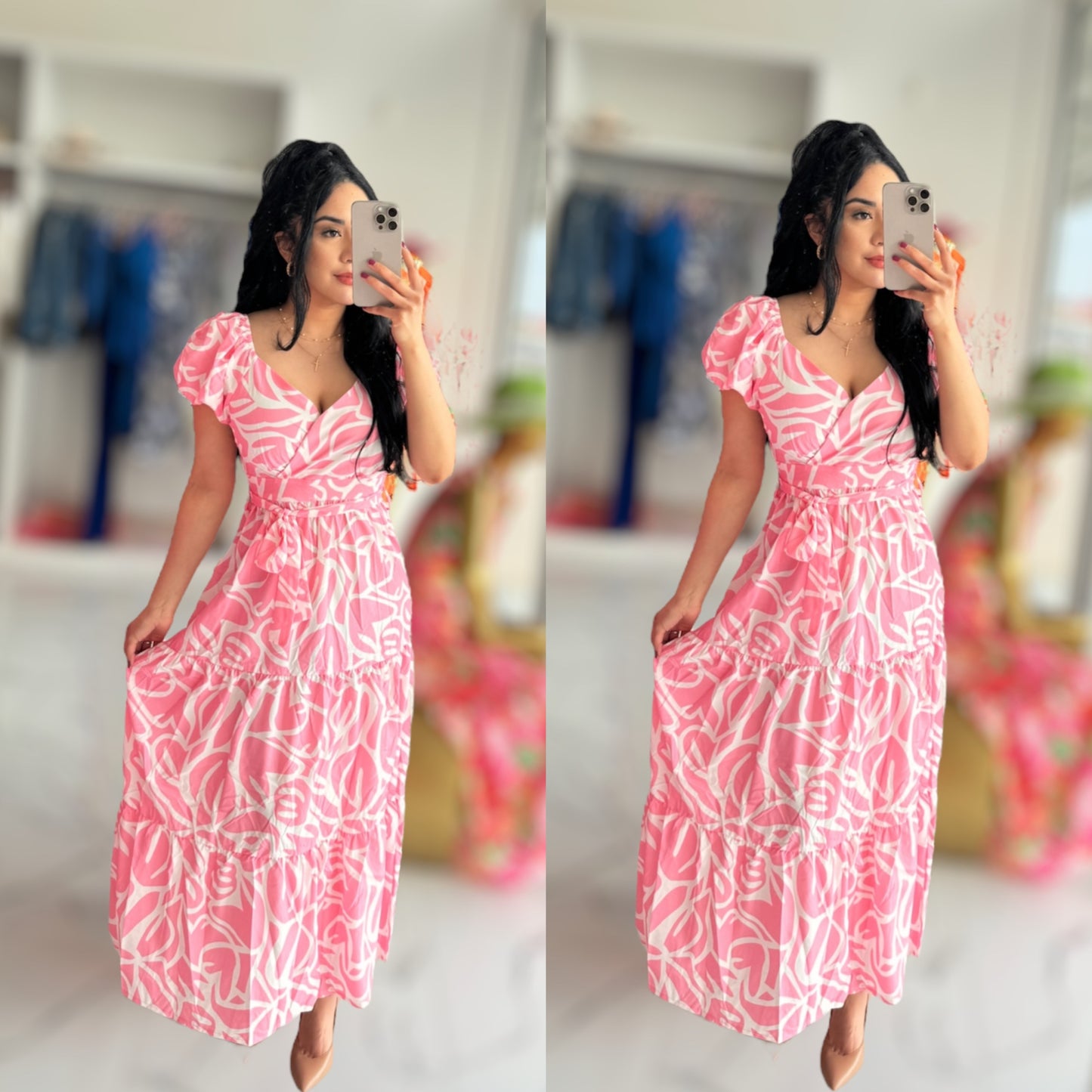 Pink Maxi Dress