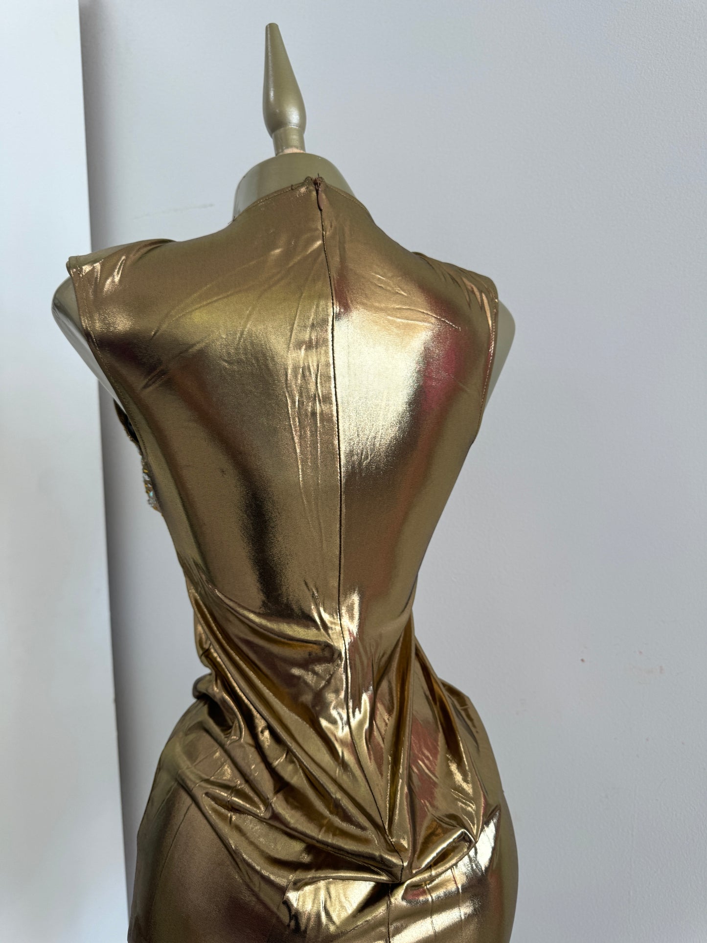 Metallic Mirror Dress