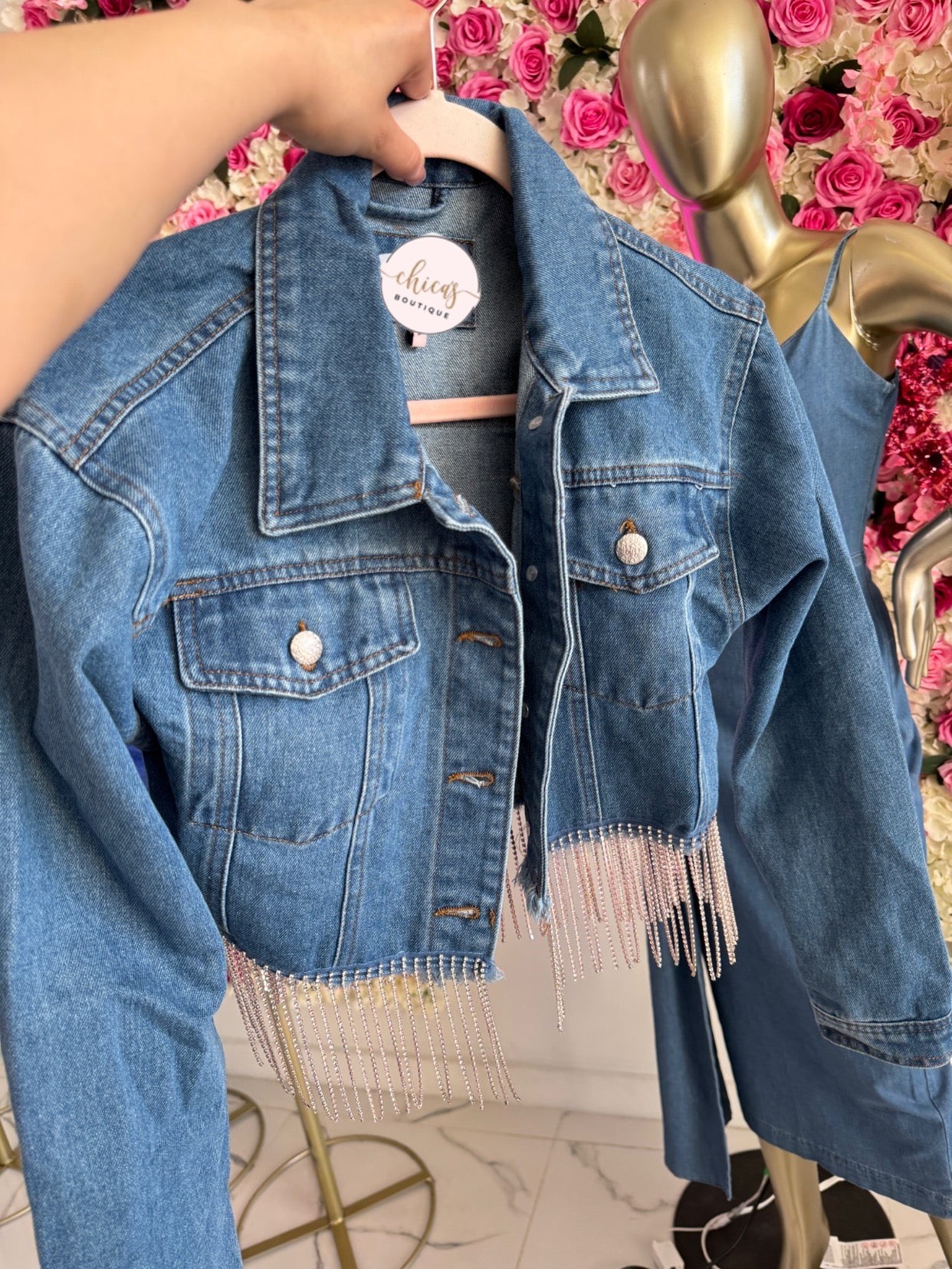 Fringe Denim Jacket