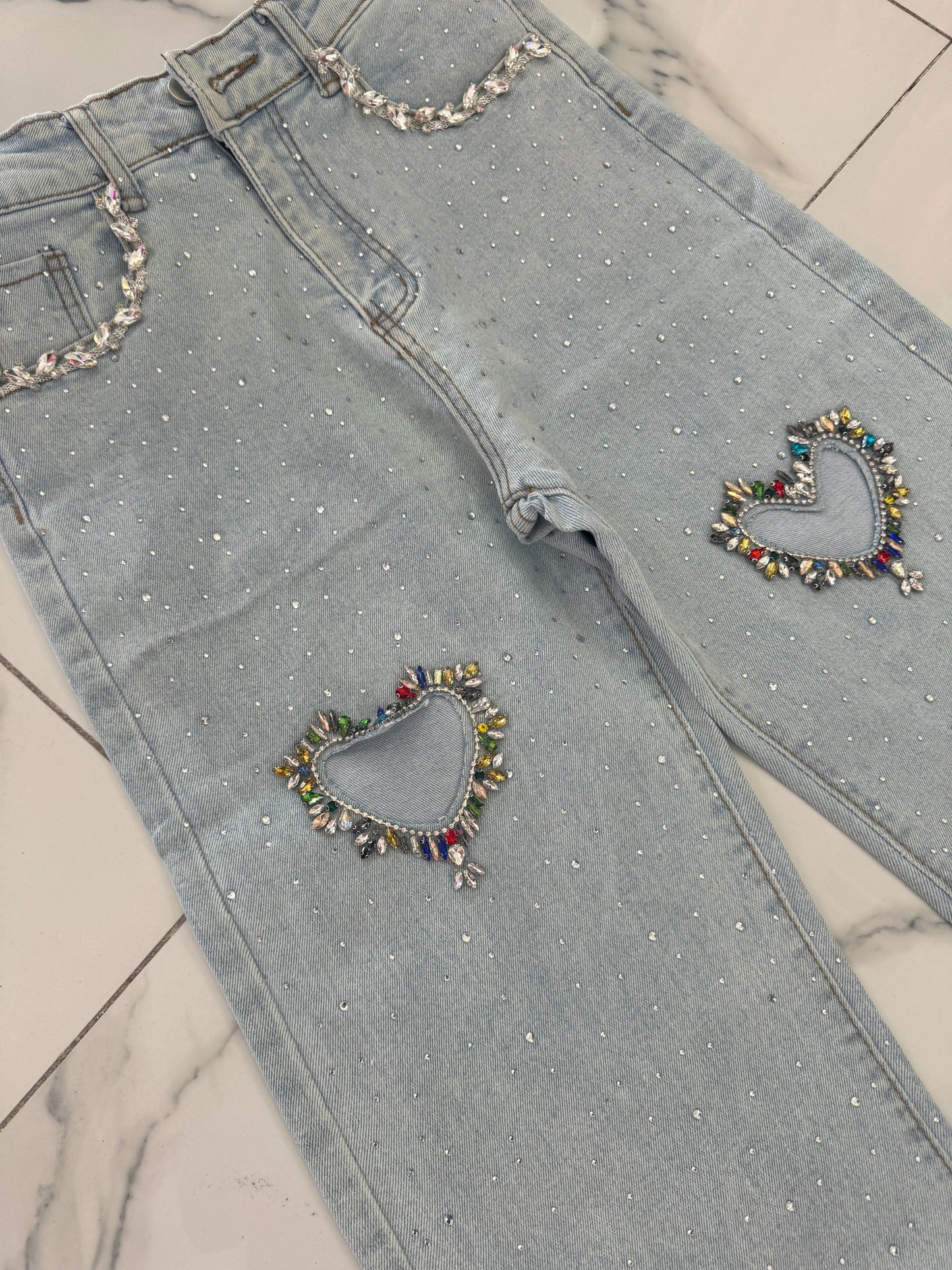 Heart Light Denim Jean