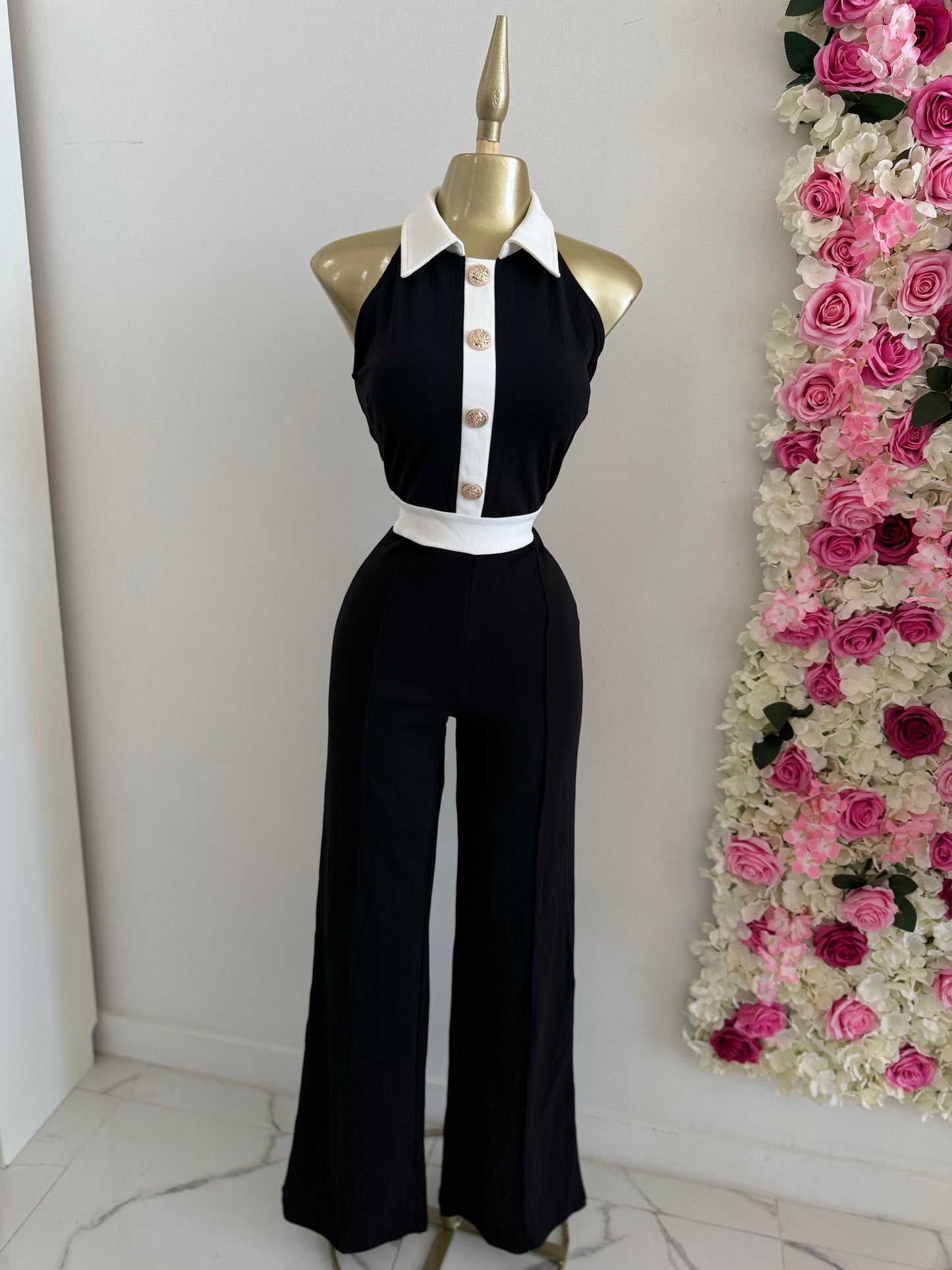 Samantha Button Jumpsuit