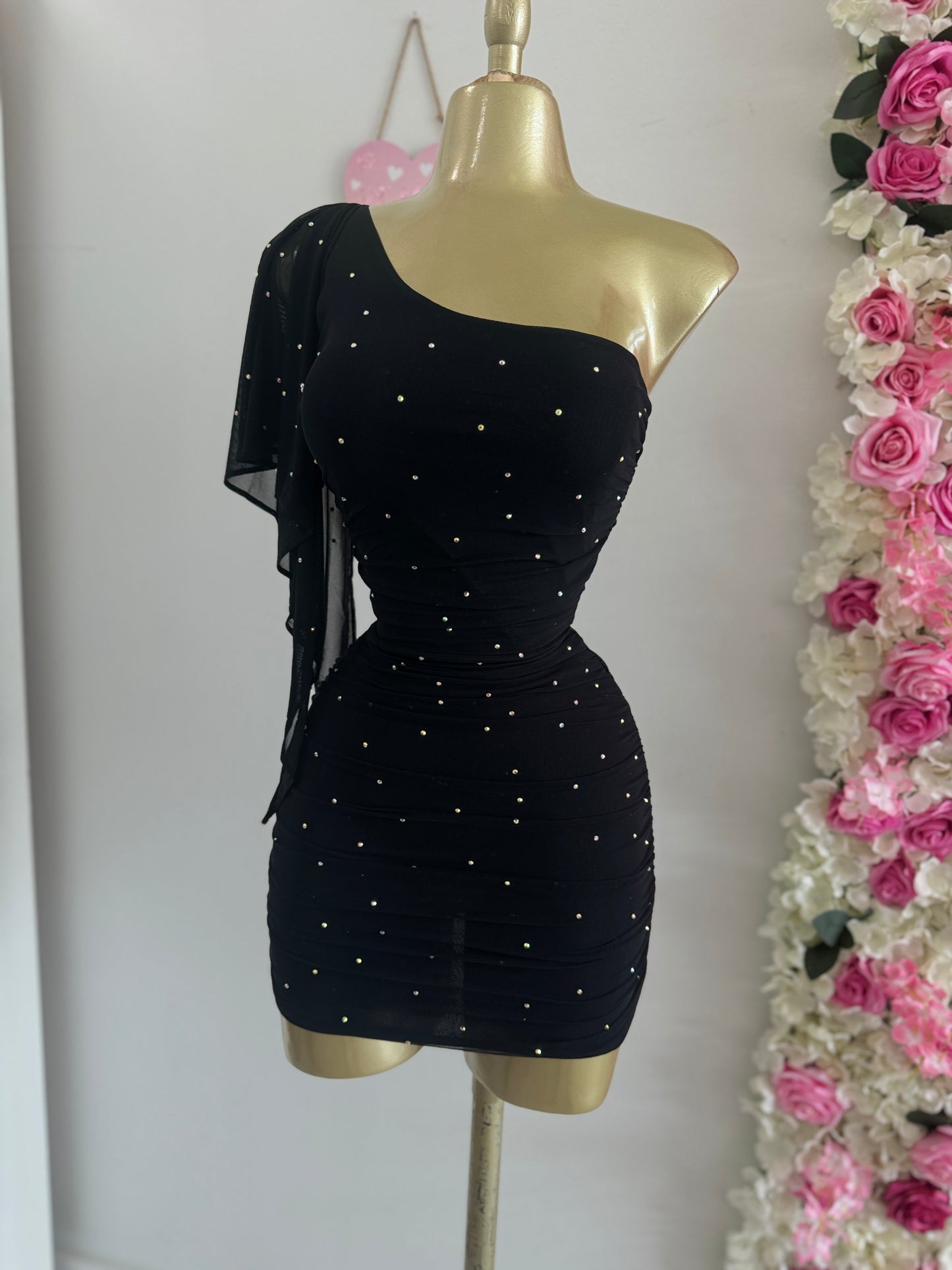 Amirize Rhinestone Dress