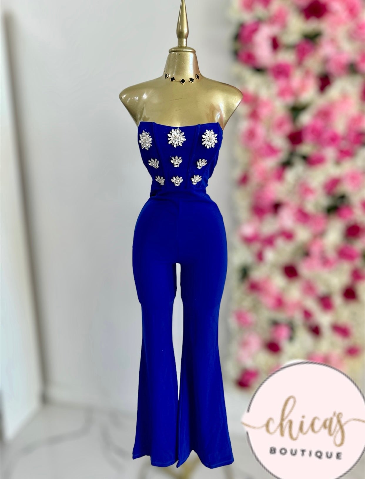 Royal Brooch Jumpsuit