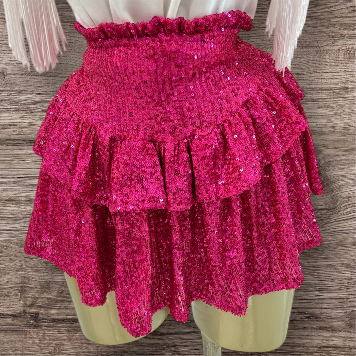 Sequin Skort