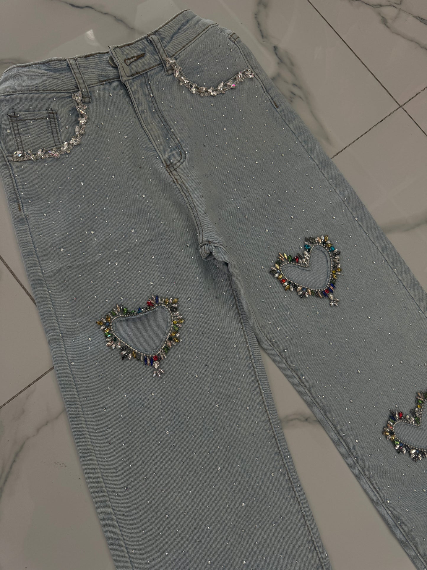 Heart Light Denim Jean