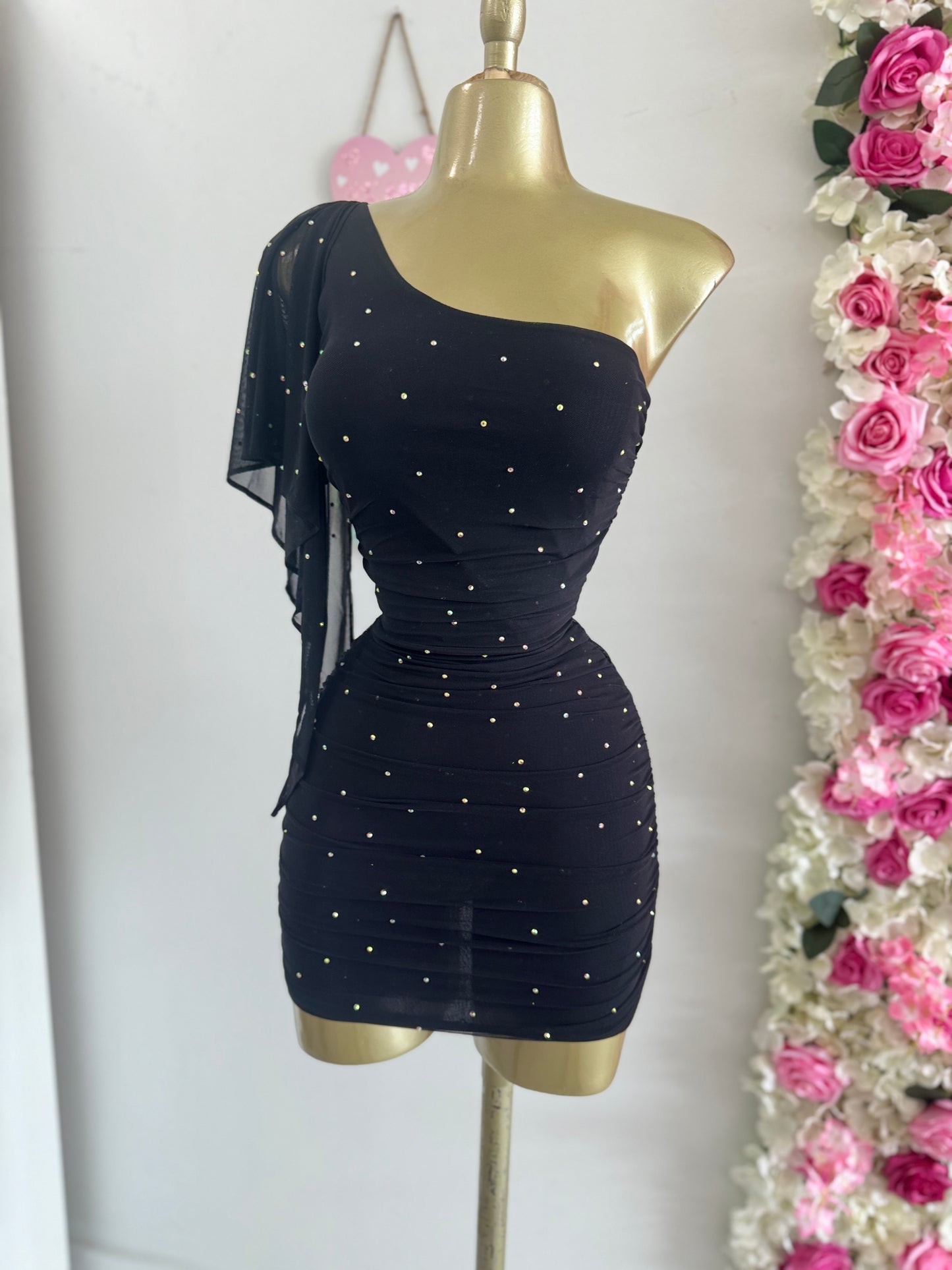 Amirize Rhinestone Dress