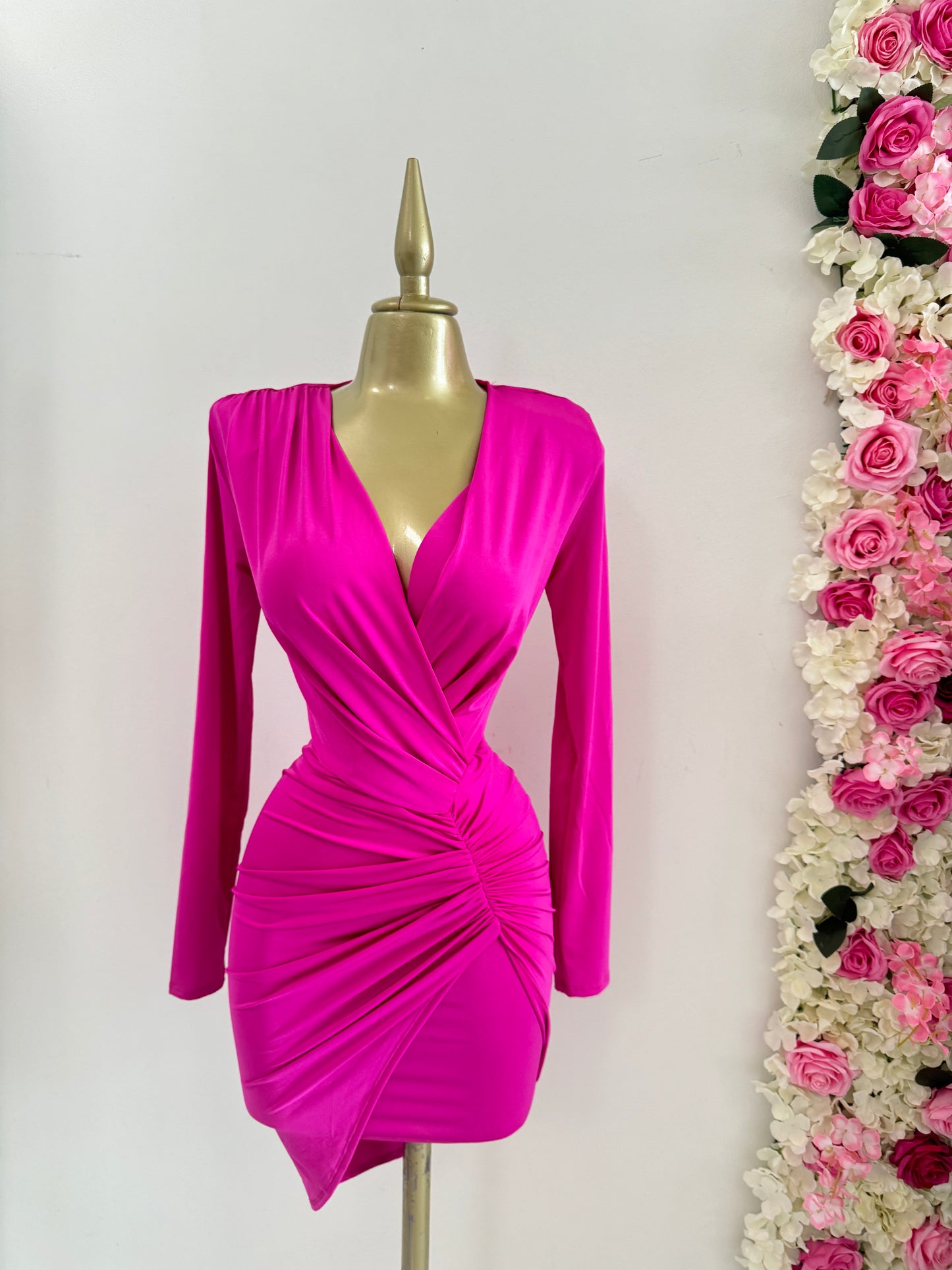 Emerie Fuchsia Dress