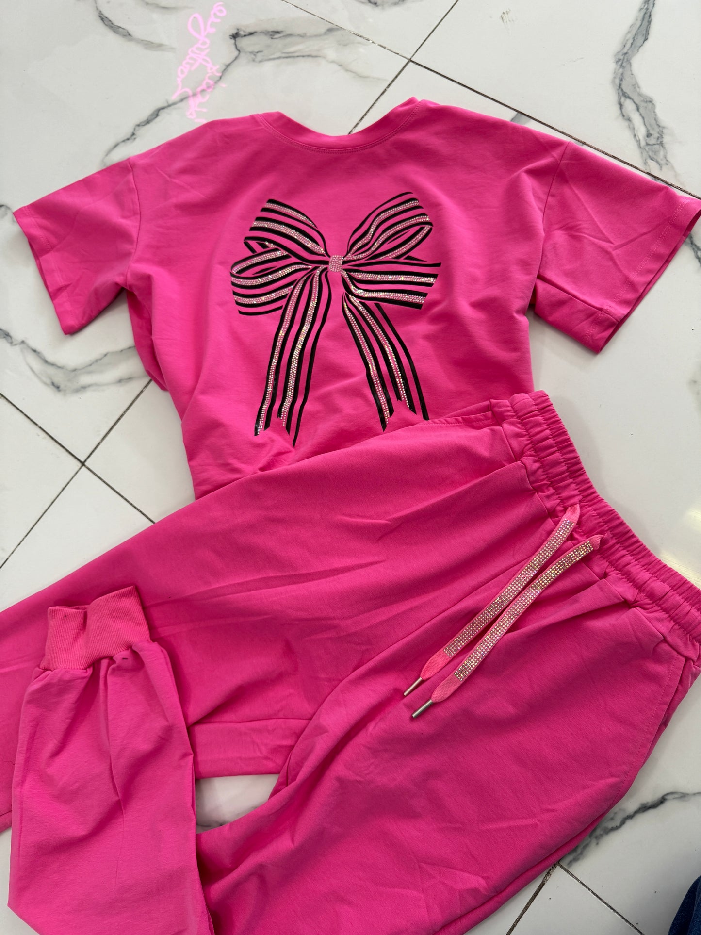 Bow Jogger Set