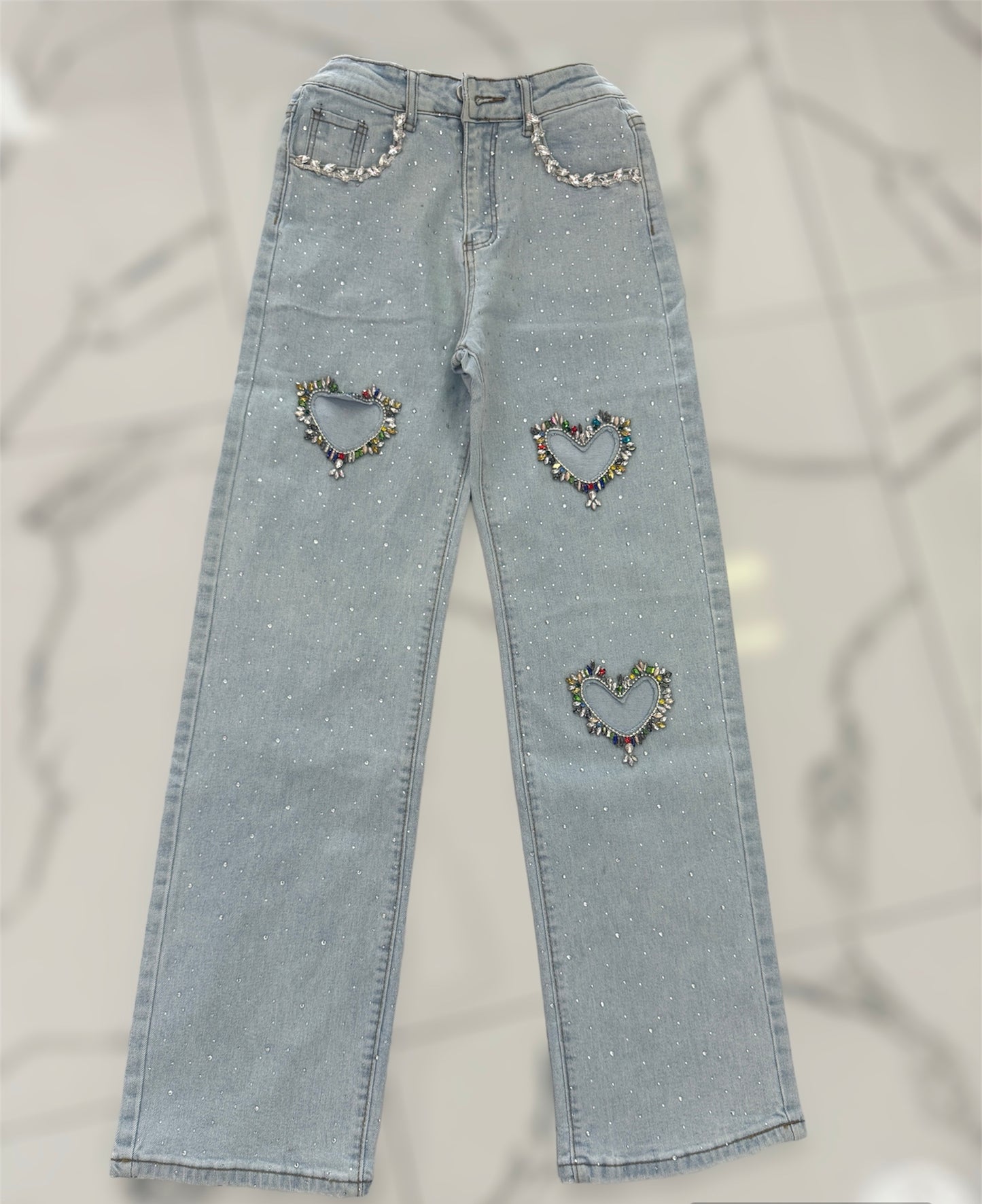 Heart Light Denim Jean