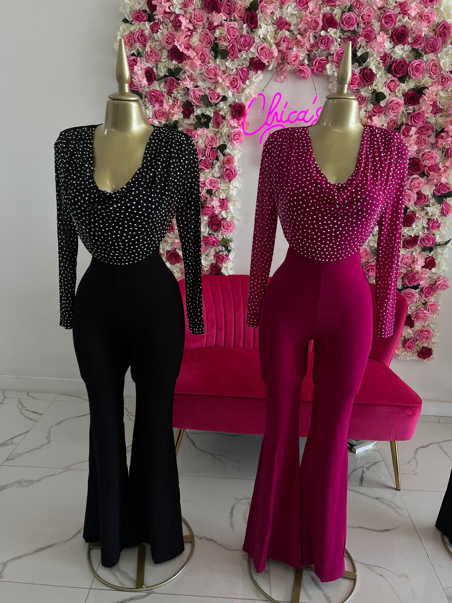 Rhinestone Jumpsuit