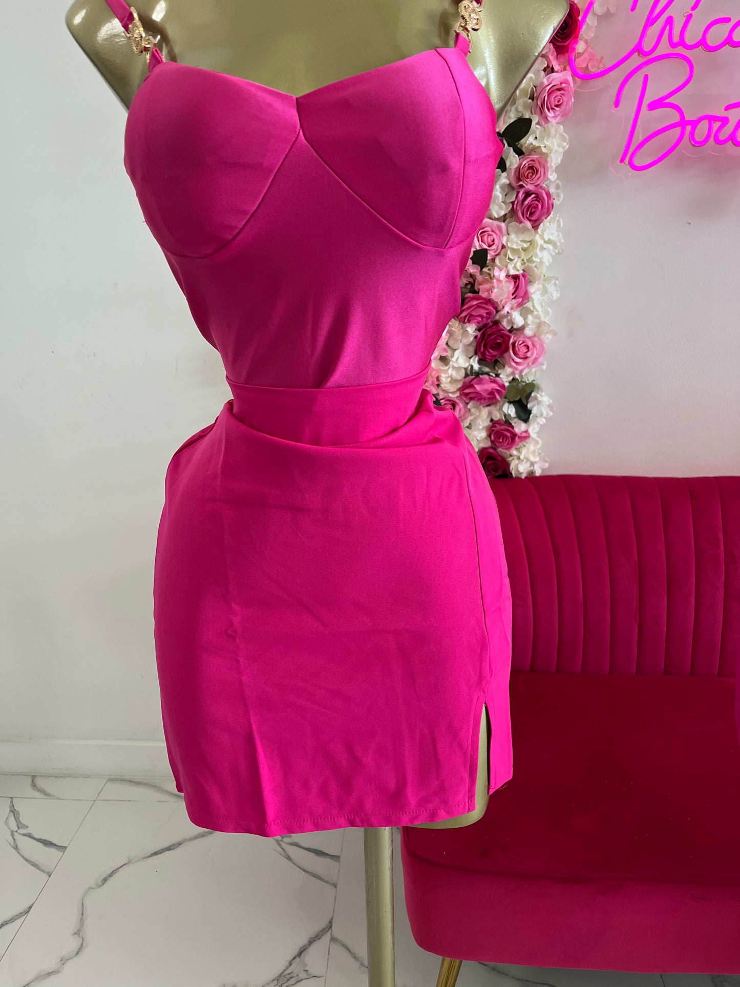 Cassie Fuchsia Skirt