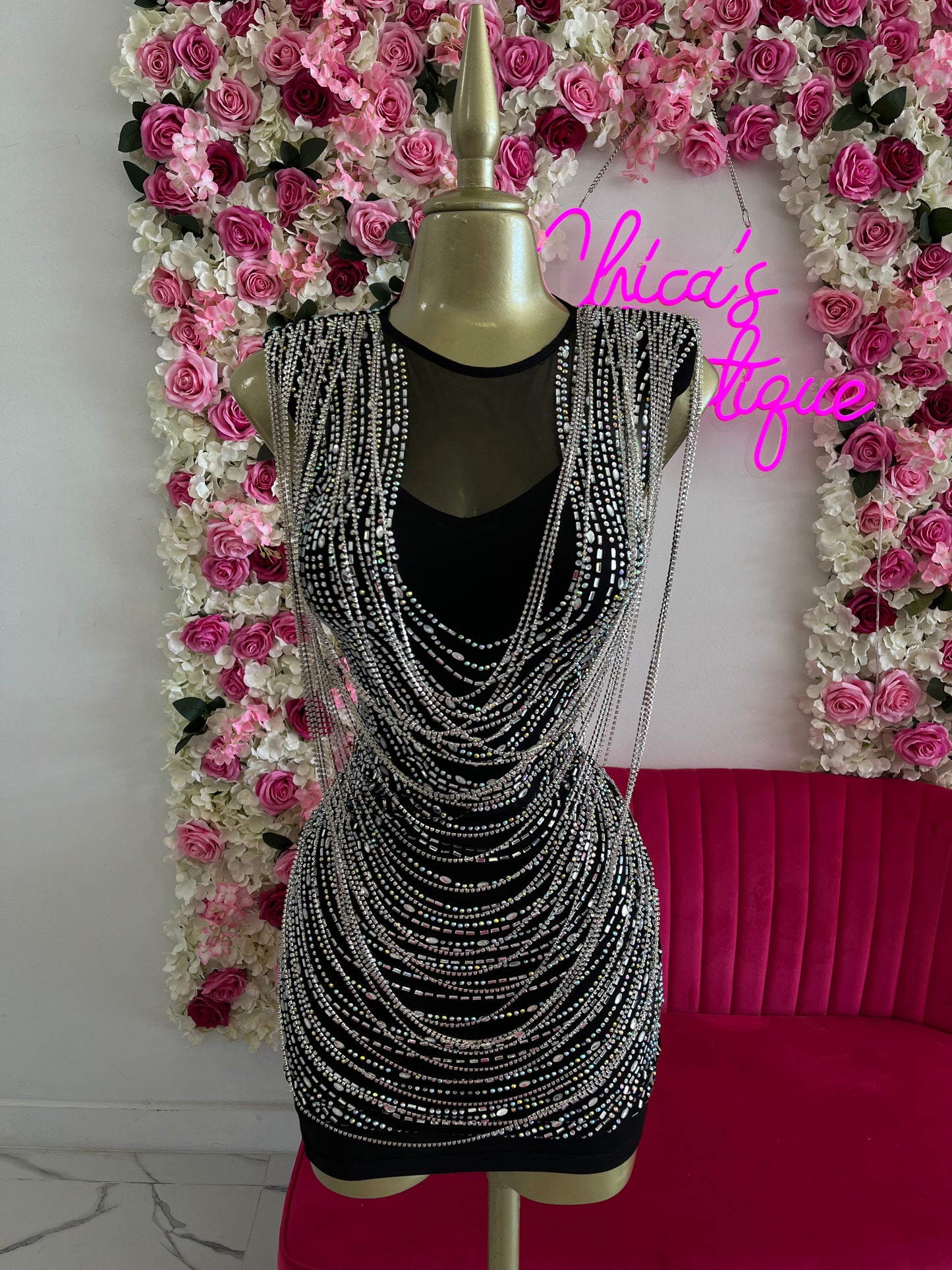 Kandy Rhinestone Dress