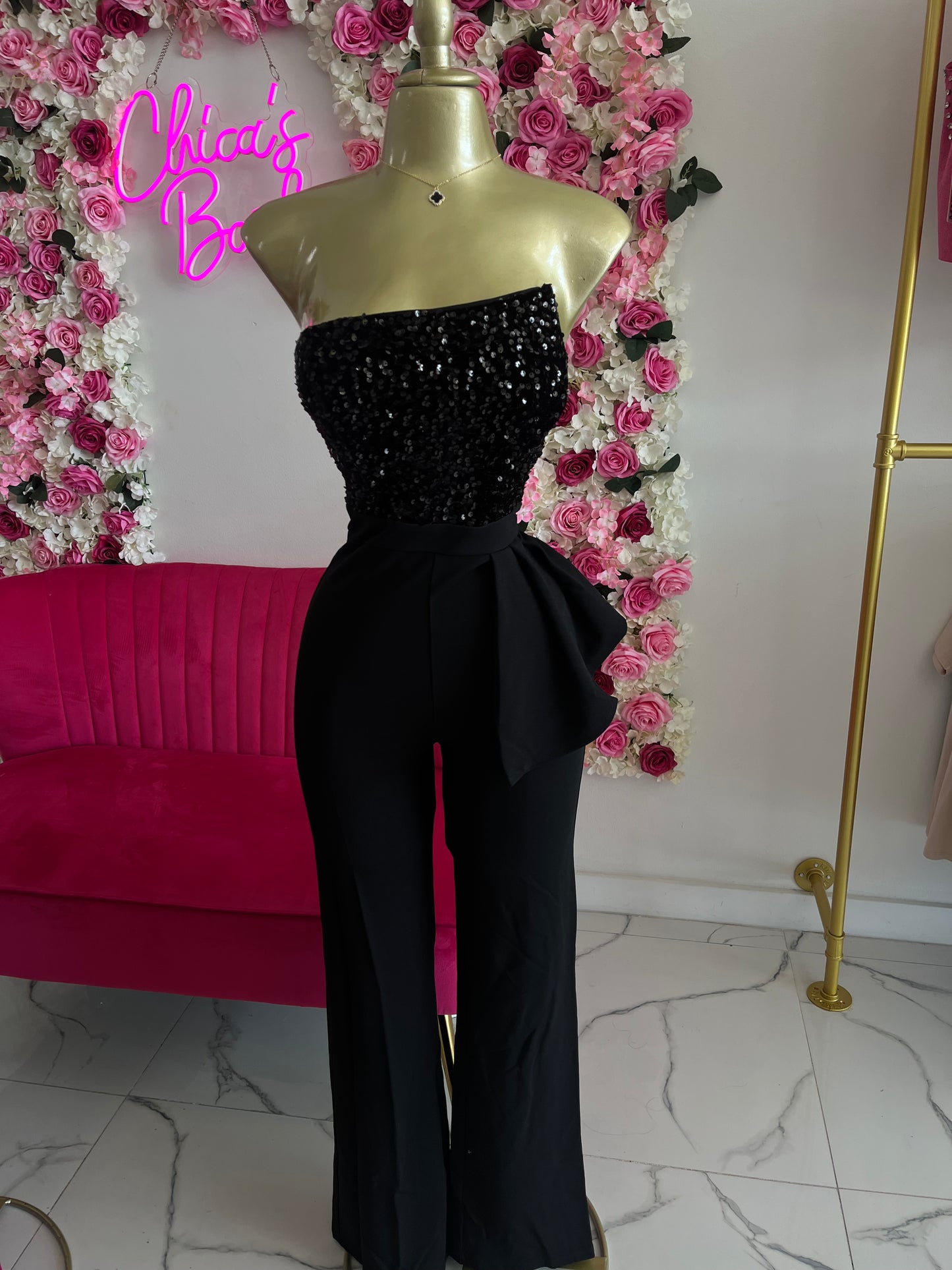 Lorena Sequin Jumpsuit