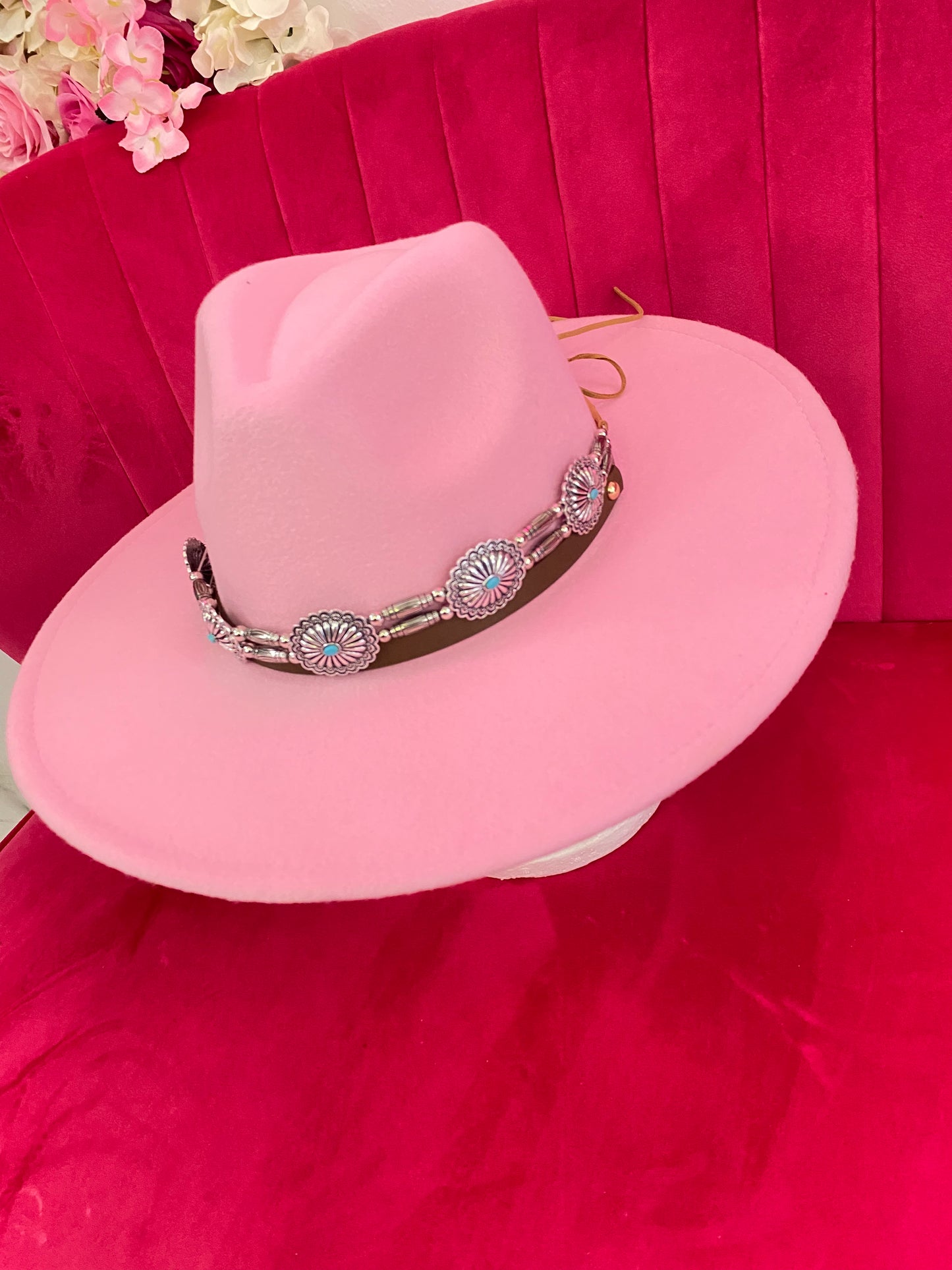 Pink Concho Hat